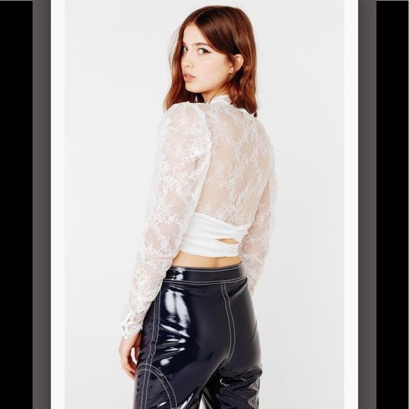 NWOT For Love and Lemons Idol Vinyl Pants Medium - Picture 2 of 15